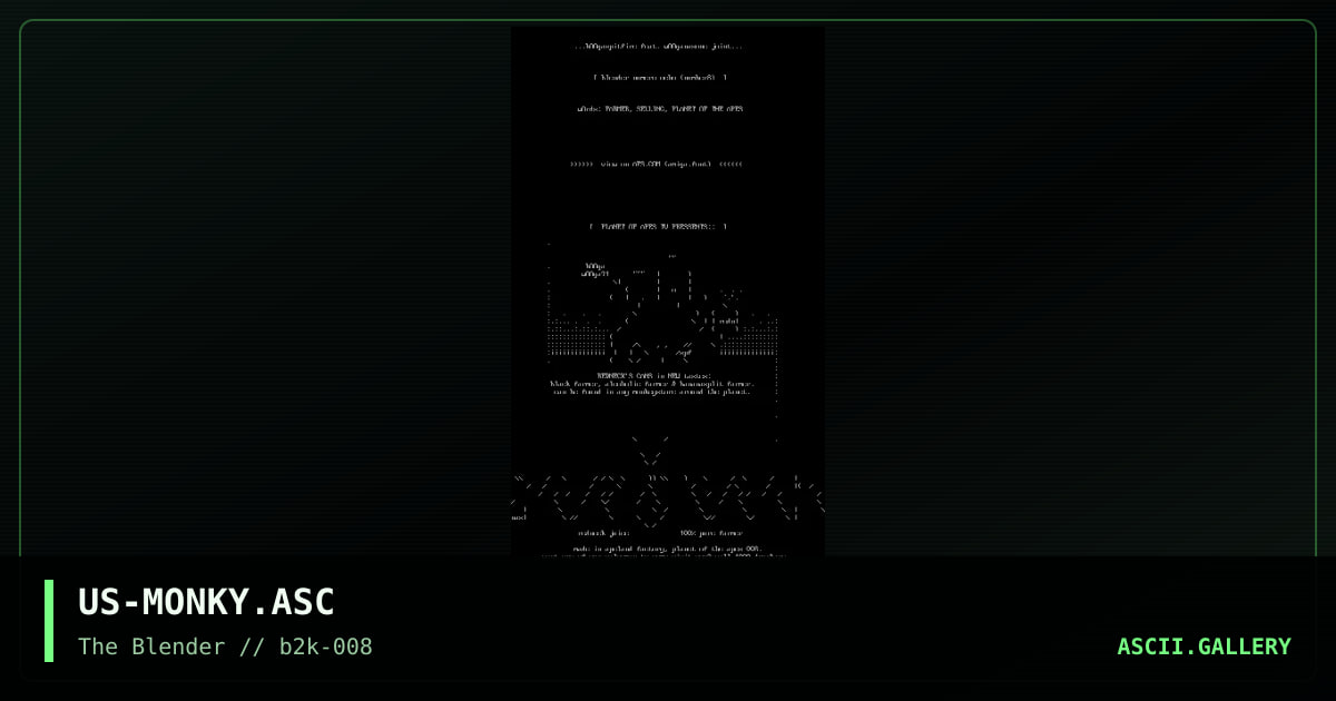US-MONKY.ASC, by spitfire, nasone, 1999