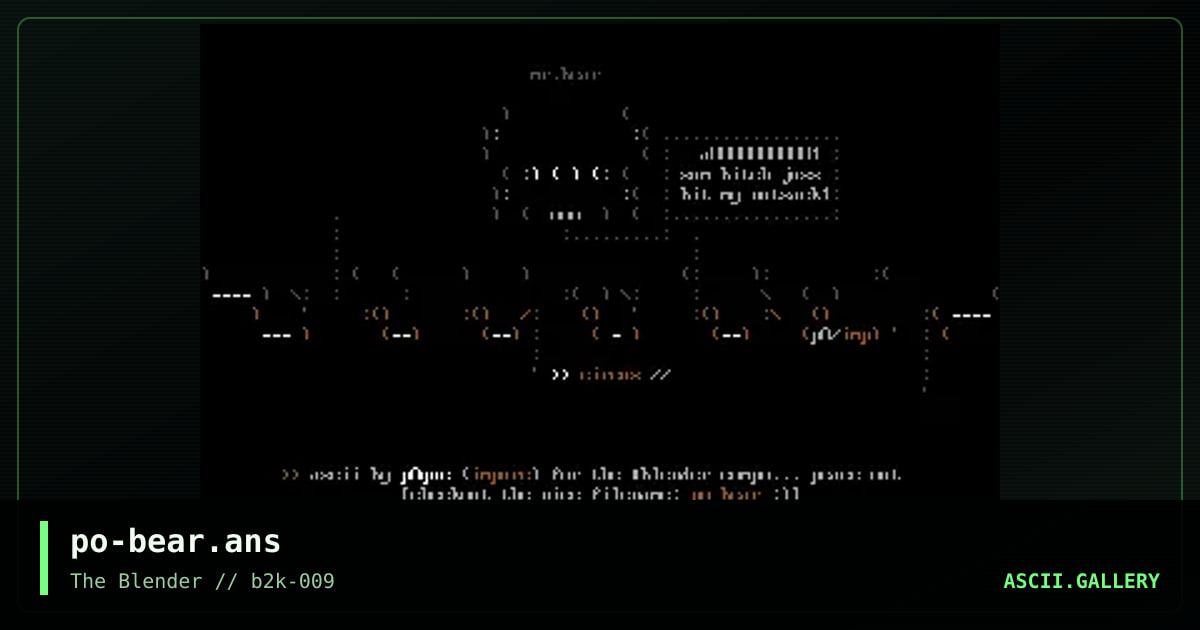 po-bear.ans, by pogue, 1999