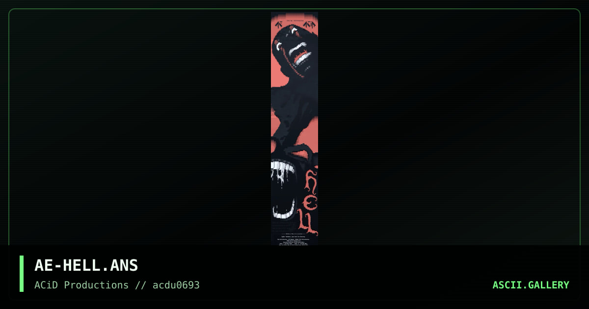 AE-HELL.ANS, by alter ego, 1993