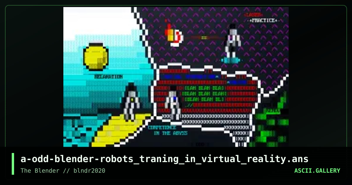 a-odd-blender-robots_traning_in_virtual_reality.ans, by oddfirefox, 2020