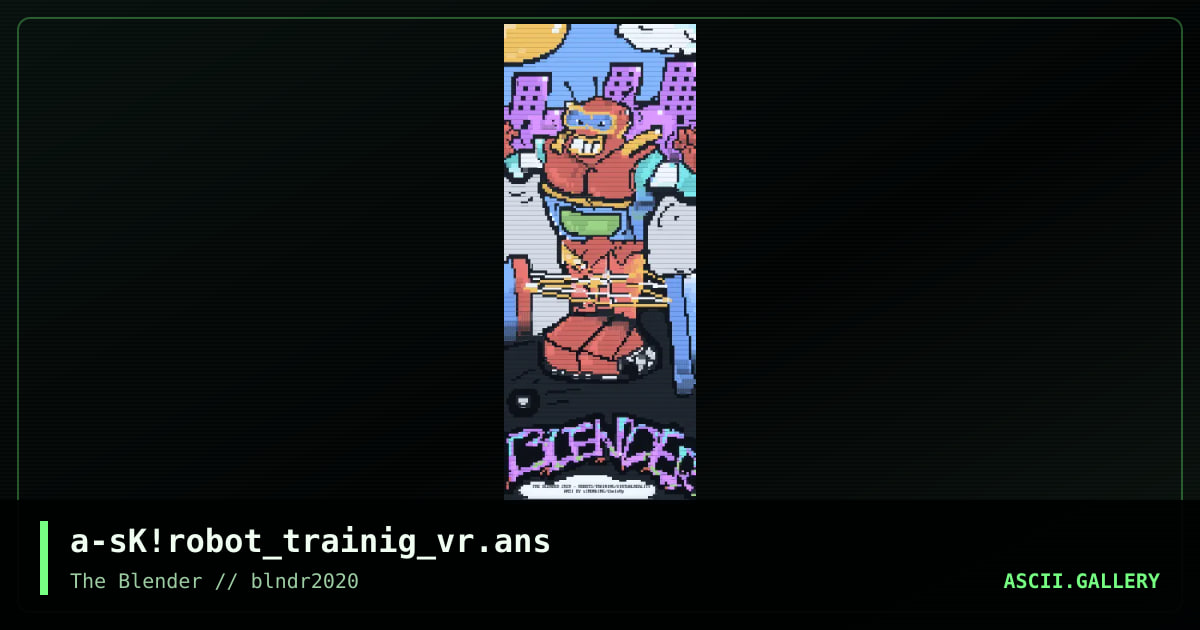 BLENDER-robot_training_vr, by simonking, 2020