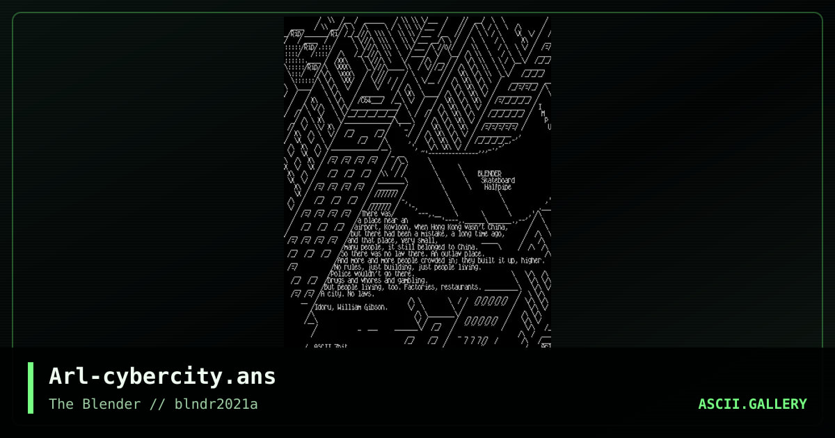Arl-cybercity.ans, by arlequin, 2021