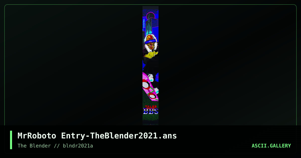 MrRoboto Entry-TheBlender2021.ans, by mr roboto, 2021