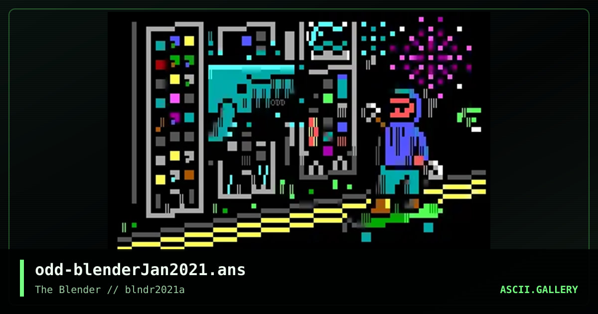 odd-blenderJan2021.ans, by oddfirefox, 2021