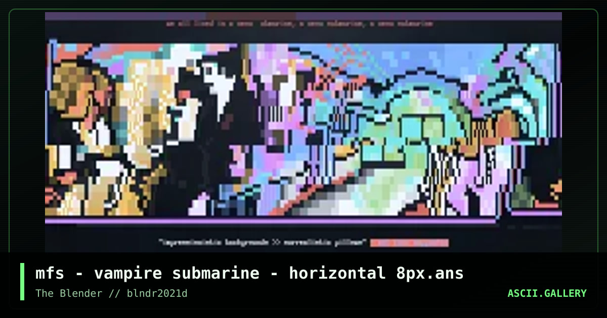 vampire mixing drinks in a sub, by mel farr suppastar, 2021