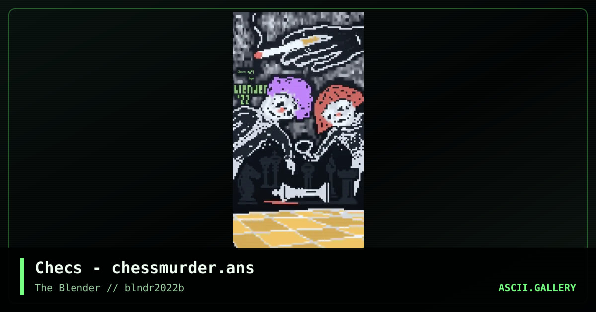 clowns / investigating / murder, by checs, 2022