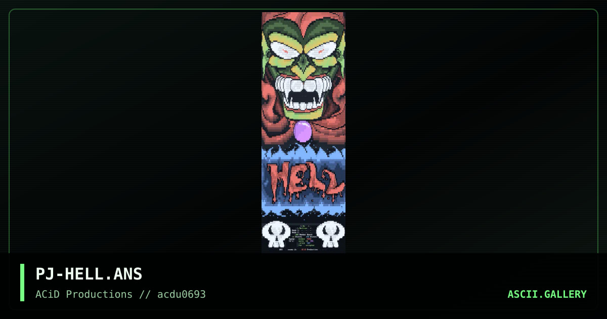 PJ-HELL.ANS, by panama jack, 1993