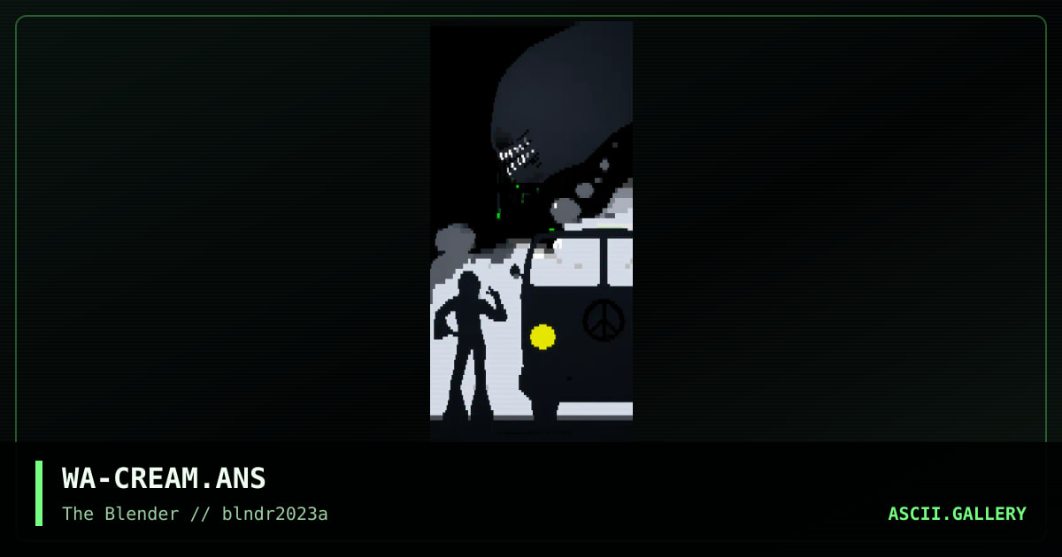 In space no one can hear cream, by warpus, 2023