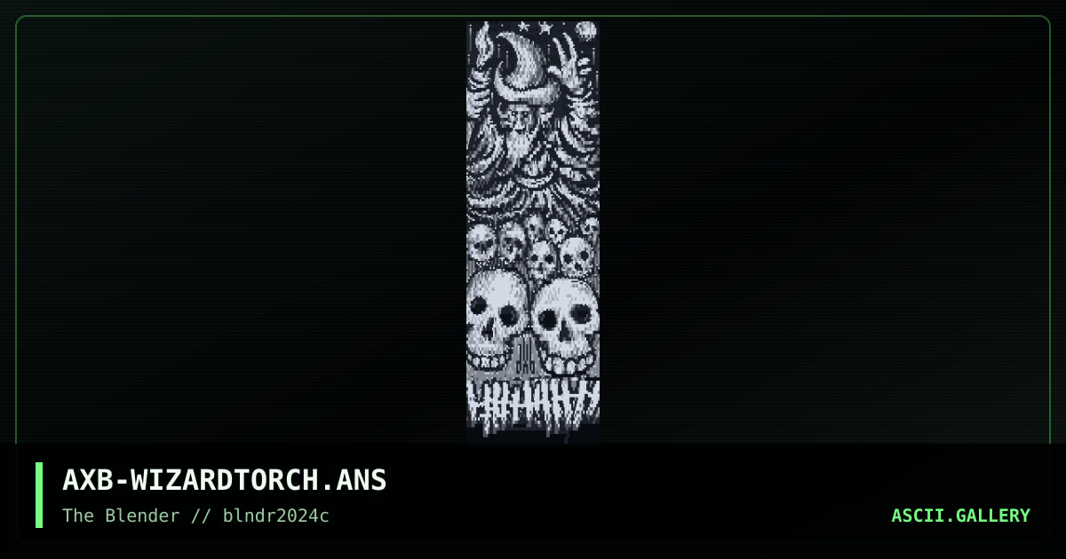 AXB-WIZARDTORCH.ANS, by axb, 2024