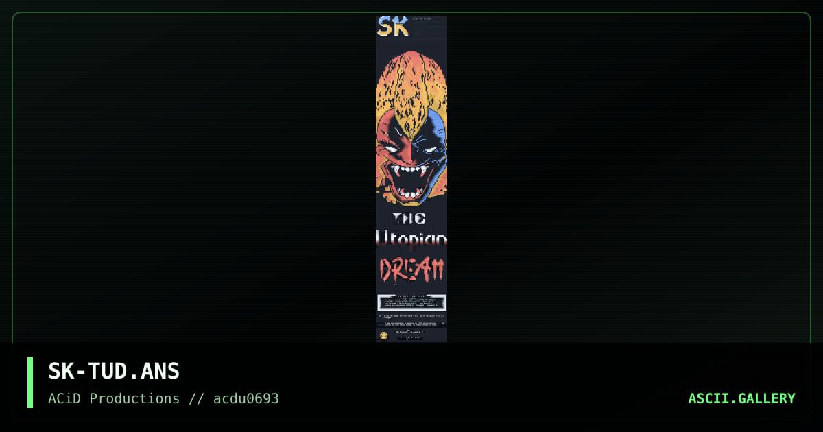 SK-TUD.ANS, by skitzo killer, 1993