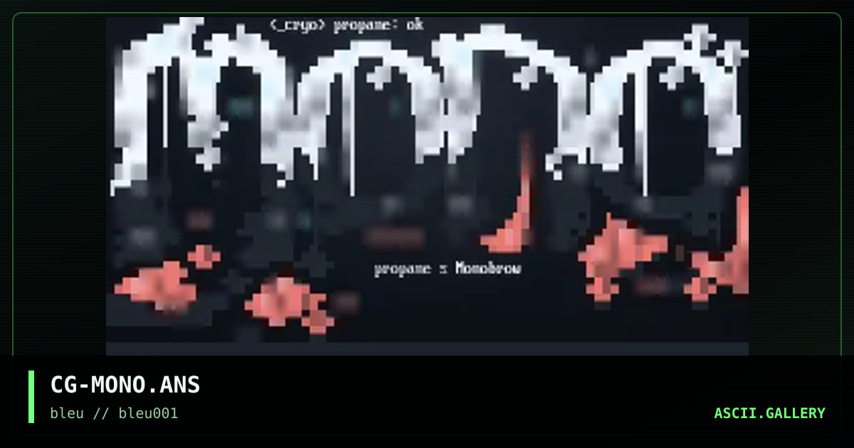 CG-MONO.ANS, by cryogenic, 2000