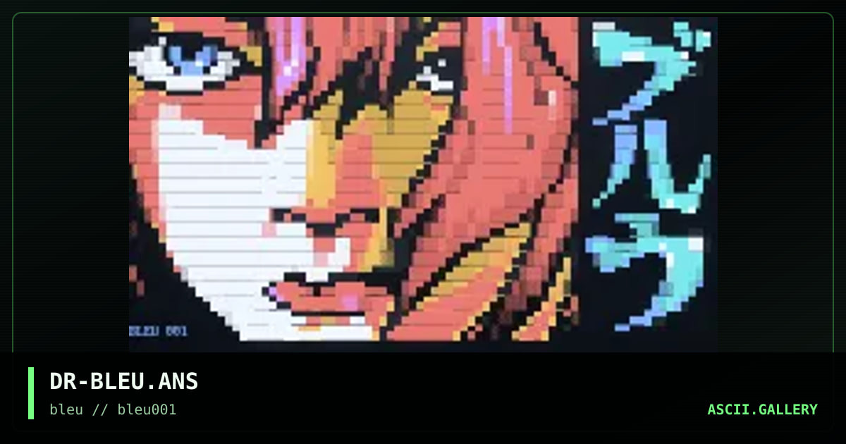 DR-BLEU.ANS, by dr shizuma, 2000
