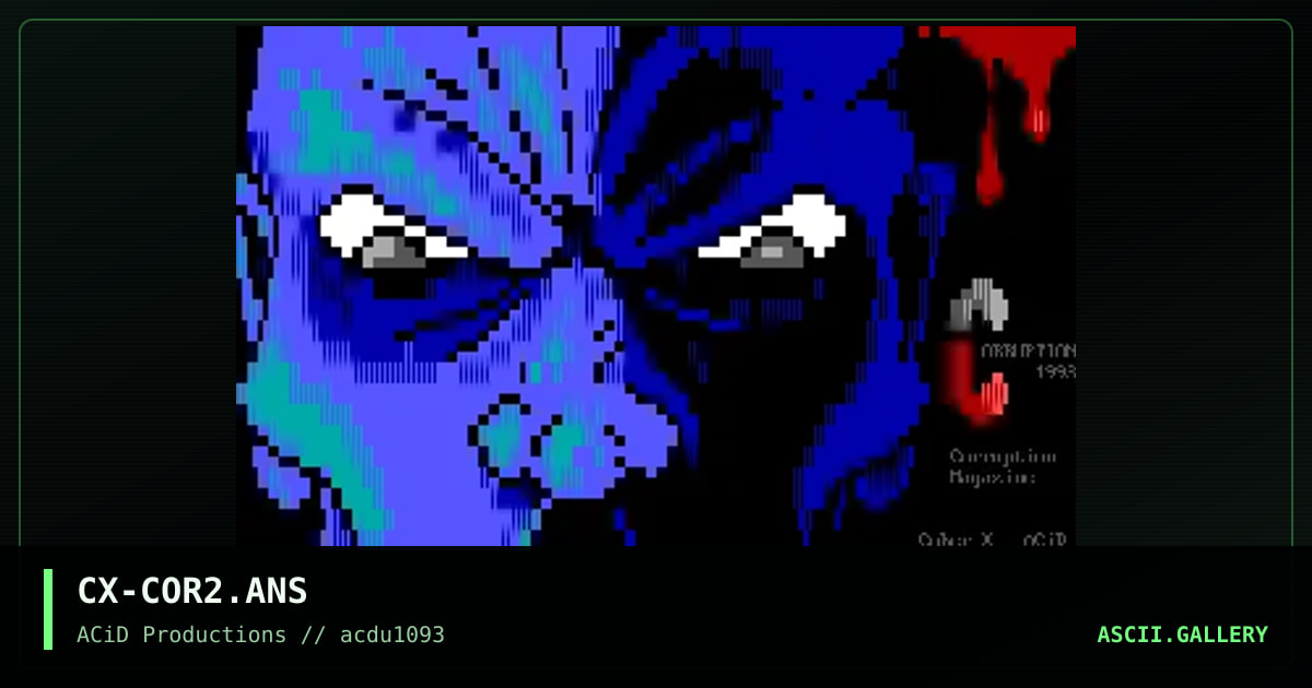 CX-COR2.ANS, by cyber x, 1993