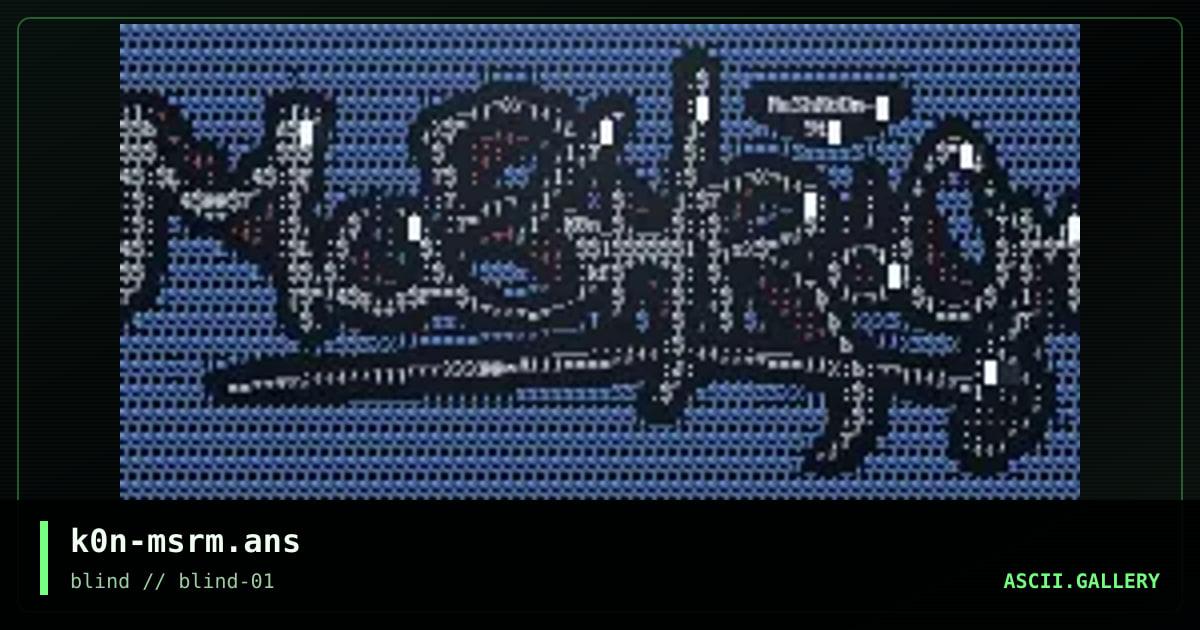 k0n-msrm.ans, by k0n, 1999
