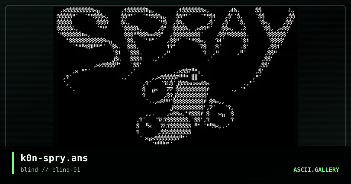 k0n-spry.ans, by k0n, 1999