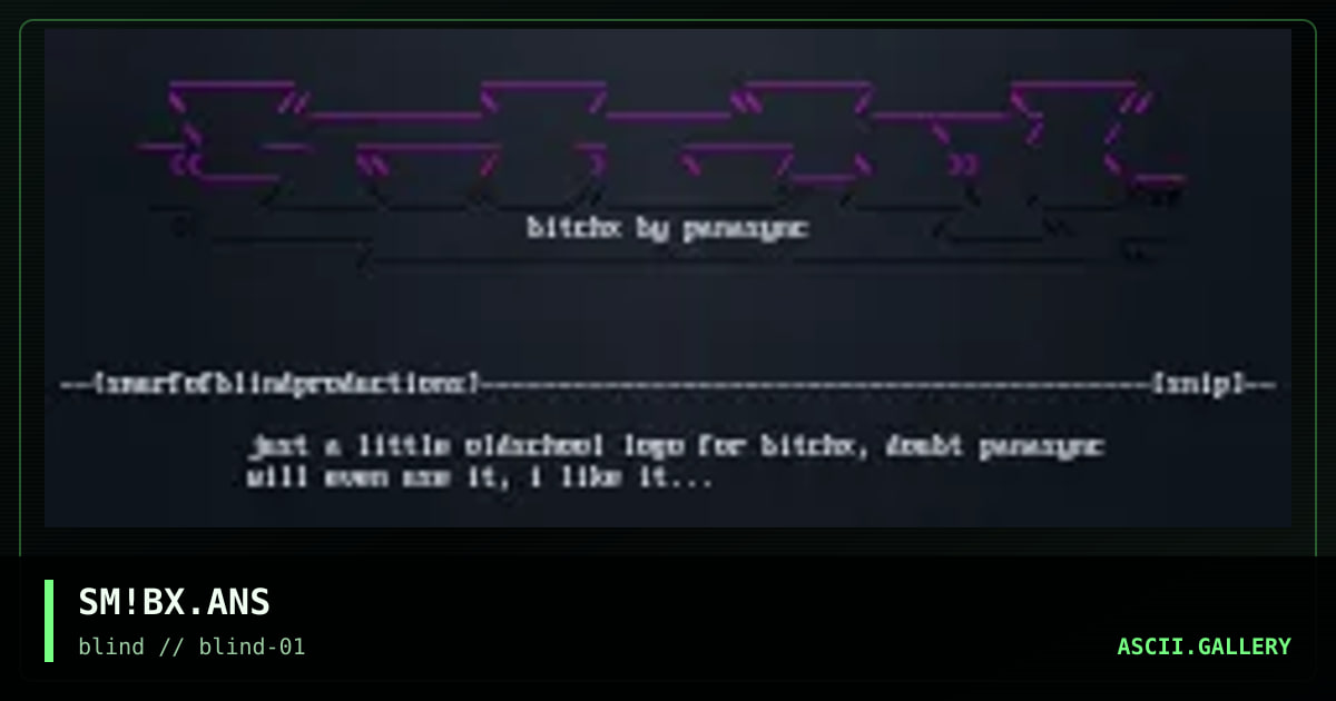 bitchX, by smurf, 1999