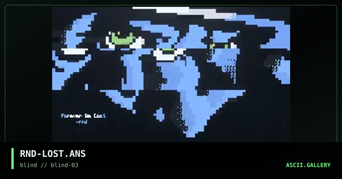 lost, by random, 1996