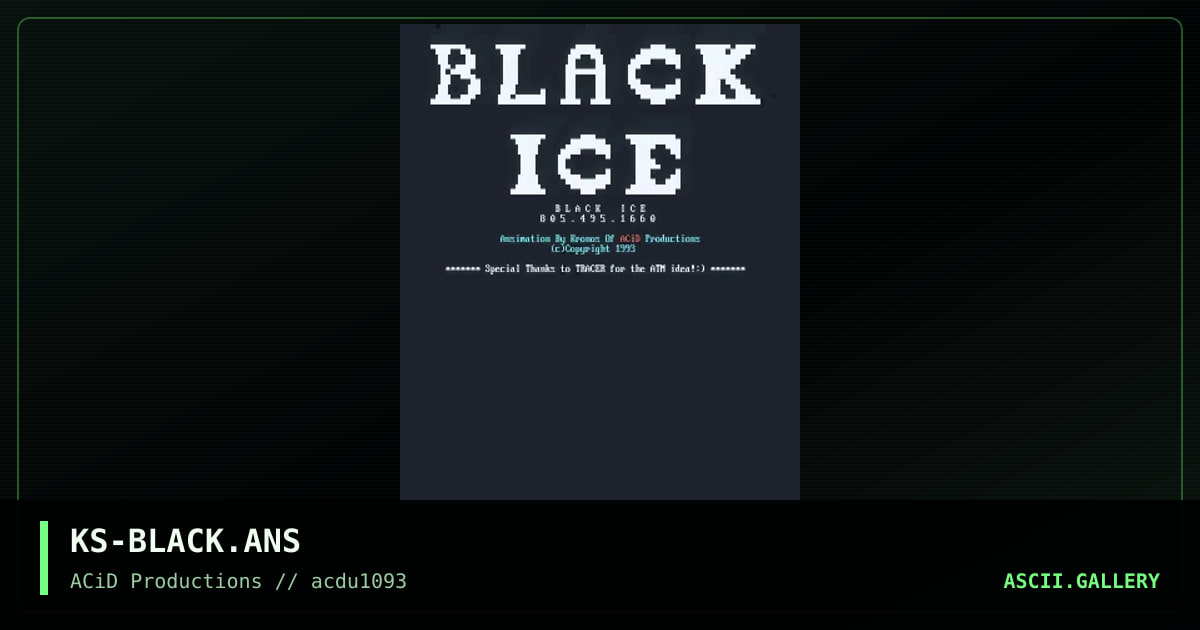 KS-BLACK.ANS, by kronos, 1993