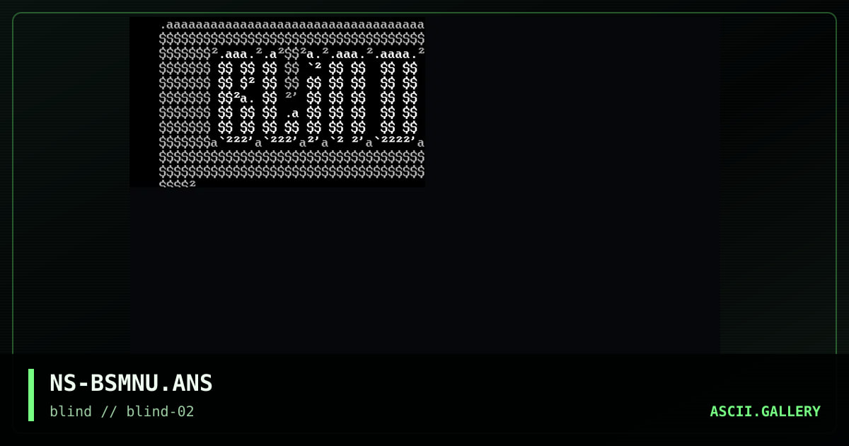 NS-BSMNU.ANS, by nightstalker, 1996
