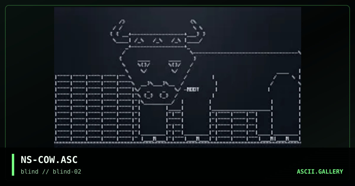 NS-COW.ASC, by nightstalker, 1996