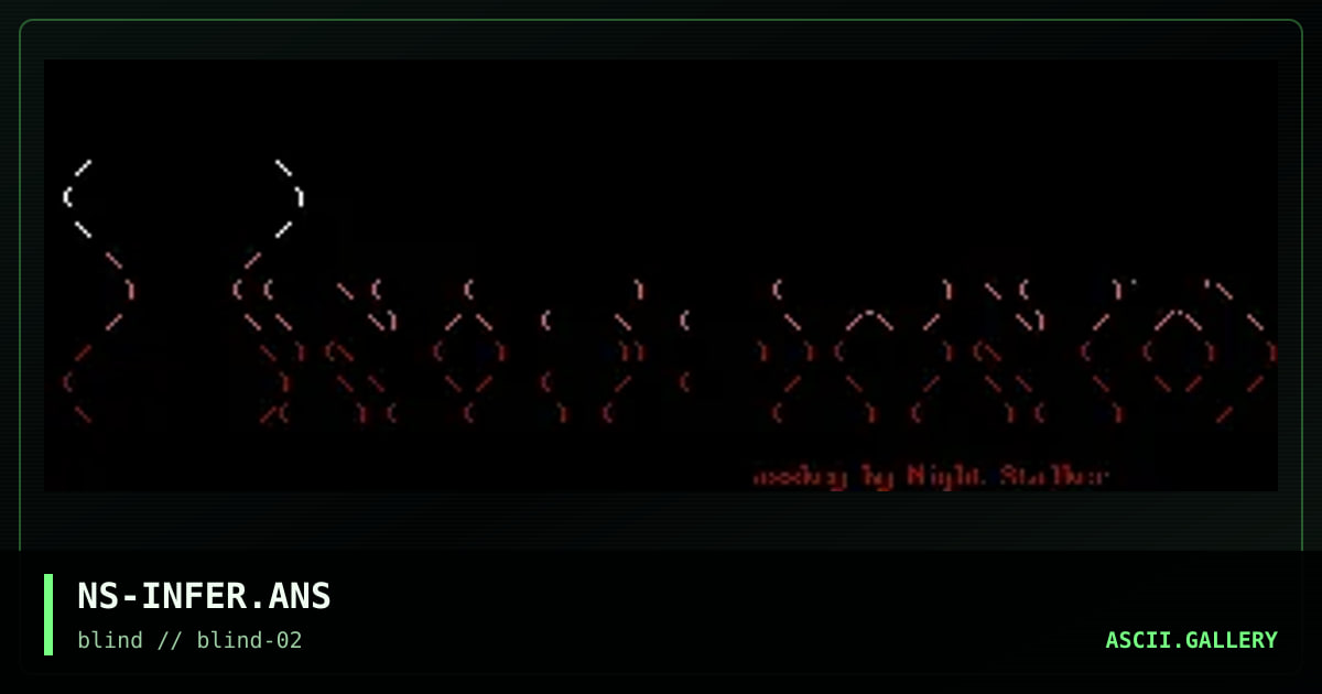 NS-INFER.ANS, by nightstalker, 1996