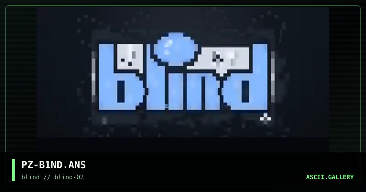 BLiND Logo, by puzant, 1996