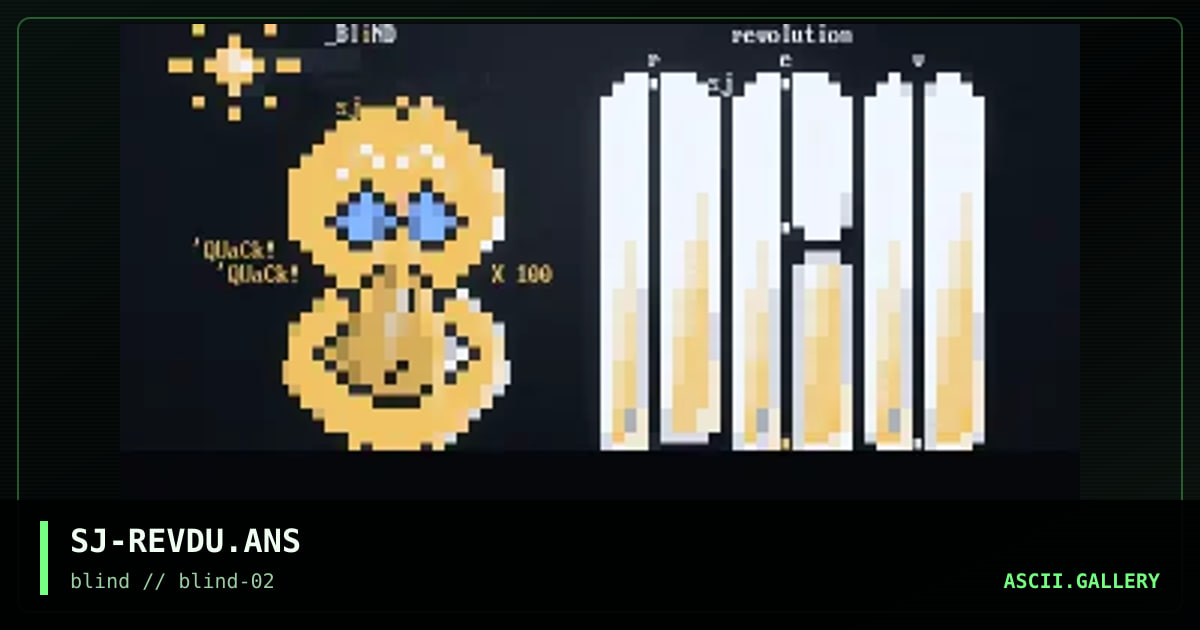 SJ-REVDU.ANS, by the sad jester, 1996