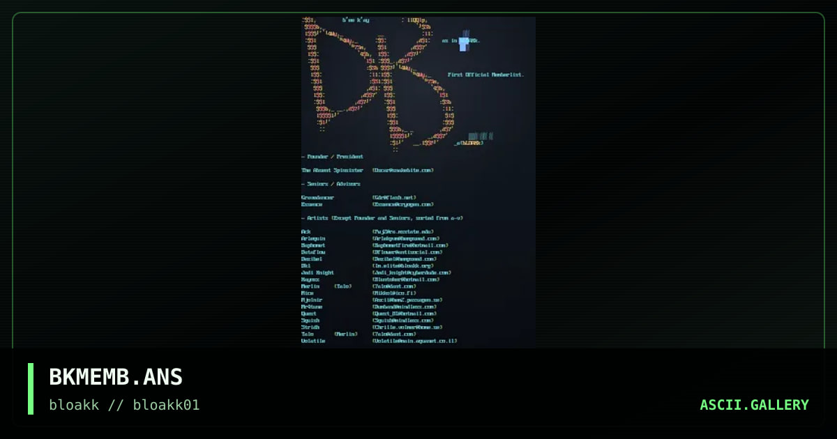 BKMEMB.ANS, by absent spinsister, 1998