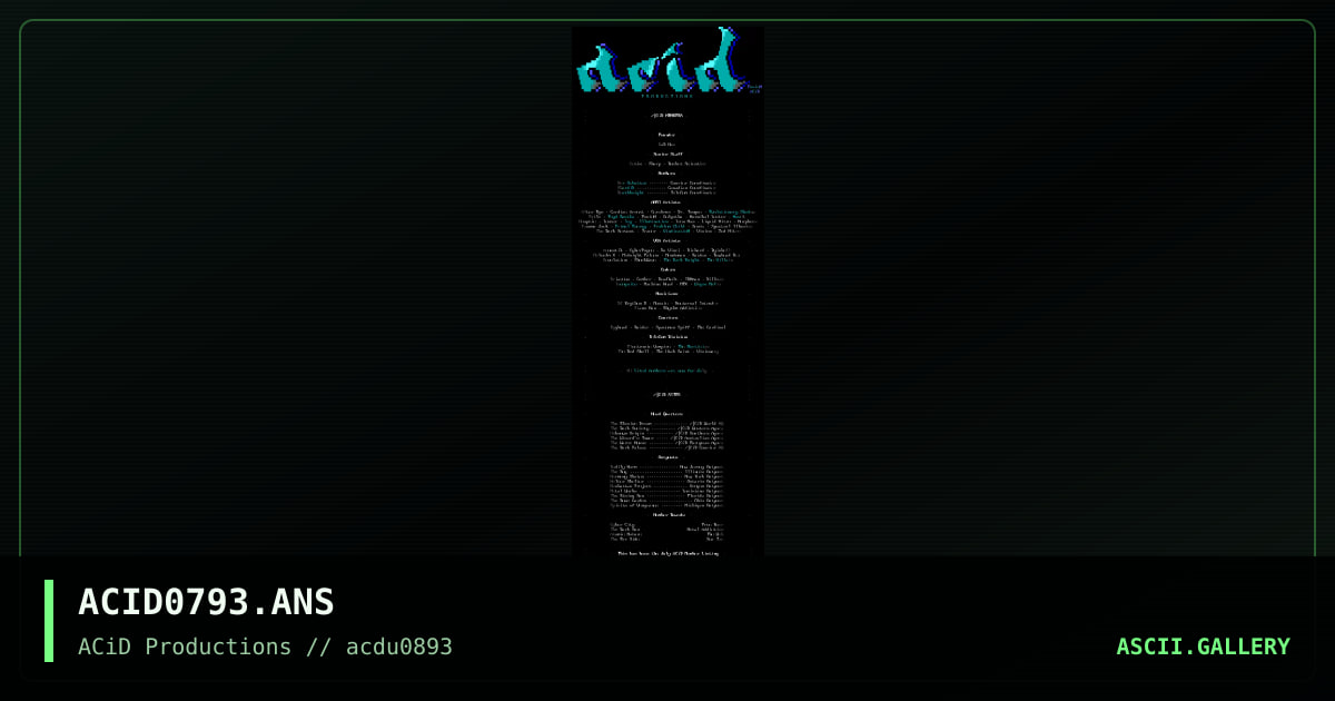 ACID0793.ANS, by fusion, 1993