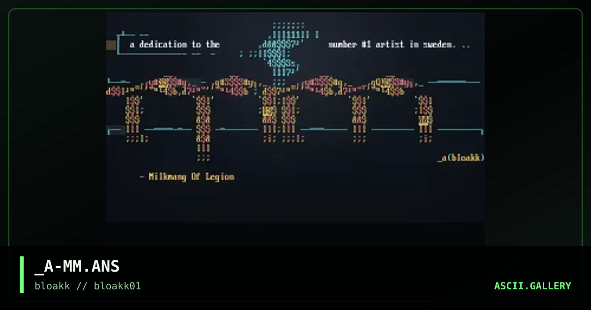 _A-MM.ANS, by absent spinsister, 1998