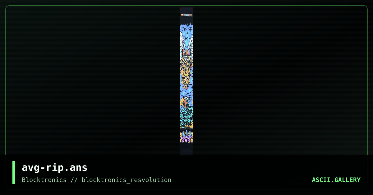 avg-rip.ans, by avenging angel, 2008