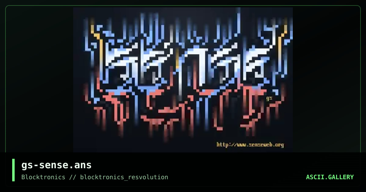 gs-sense.ans, by grindstone, 2008