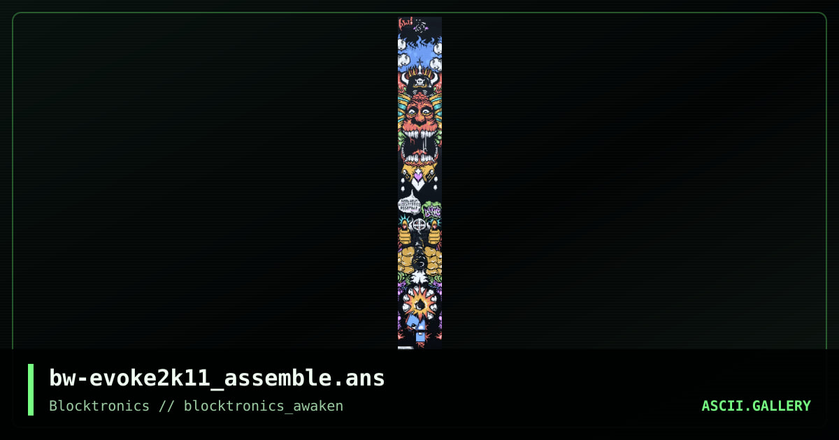 bw-evoke2k11_assemble.ans, by binary walker, 2013