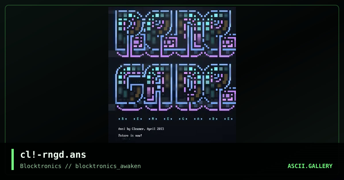 cl!-rngd.ans, by cleaner, 2013