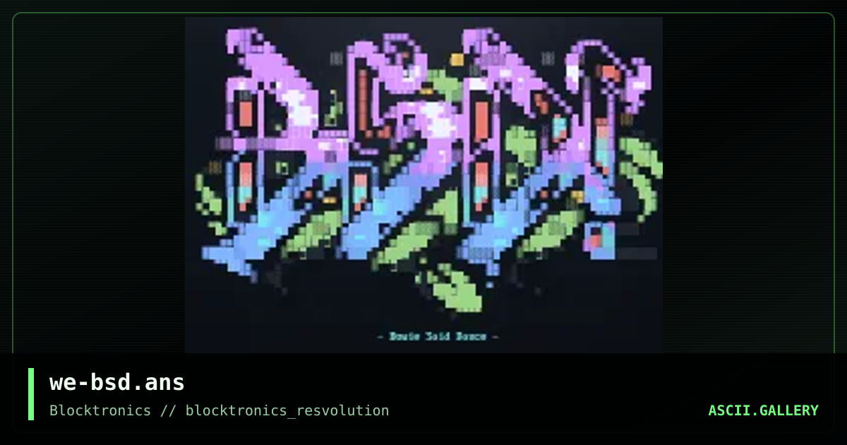 we-bsd.ans, by avenging angel, noches, 2008