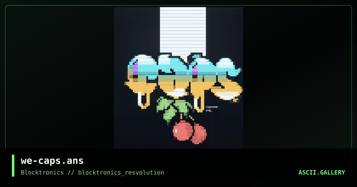 we-caps.ans, by capsone, avenging angel, 2008
