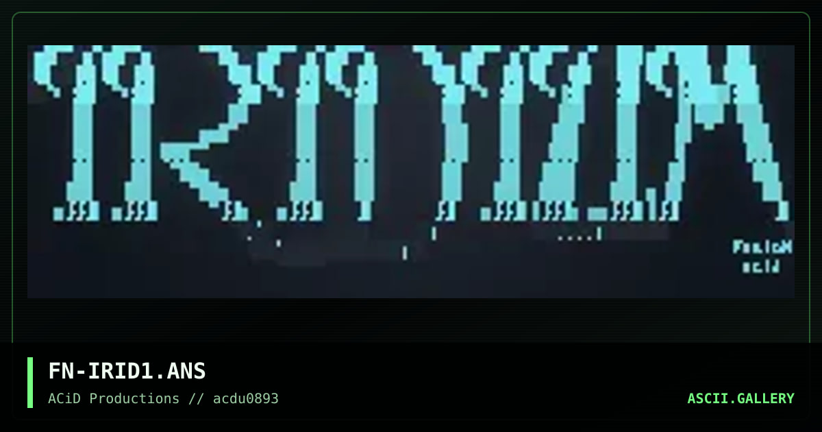 FN-IRID1.ANS, by fusion, 1993
