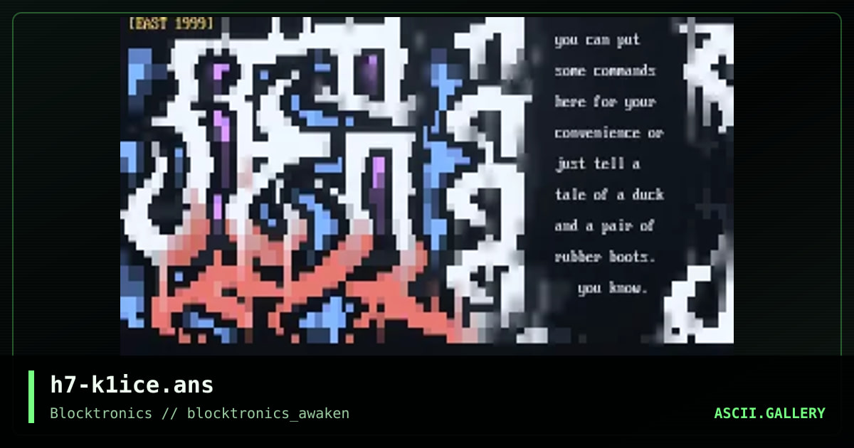 h7-k1ice.ans, by h7, 2013
