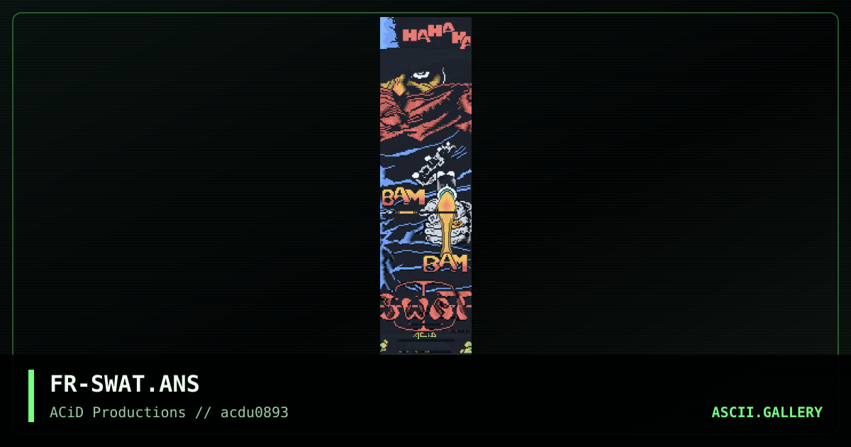 FR-SWAT.ANS, by feyd rautha, 1993