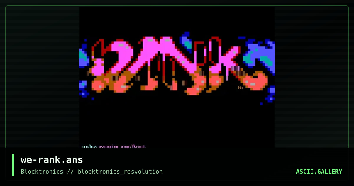 we-rank.ans, by noches, avenging angel, 2008