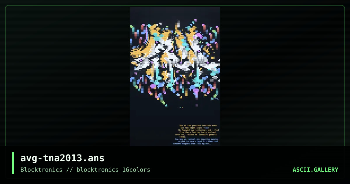 avg-tna2013.ans, by avenging angel, 2013