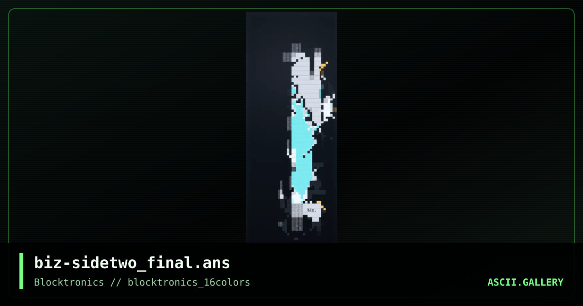 biz-sidetwo_final.ans, by bizzarro, 2013