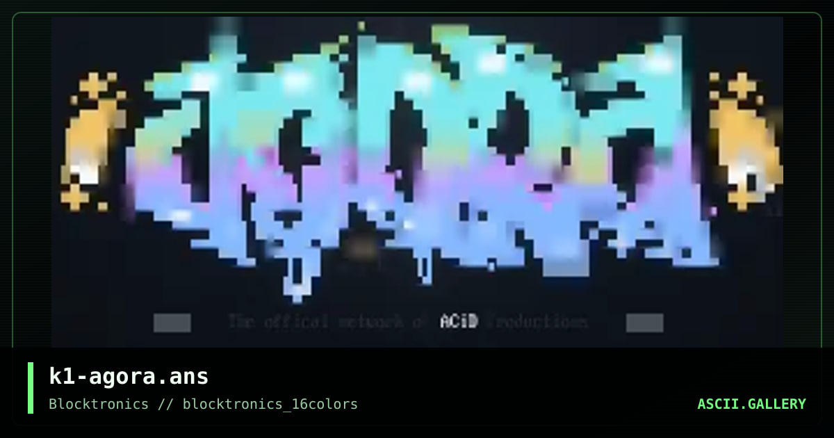 k1-agora.ans, by knocturnal, 2013