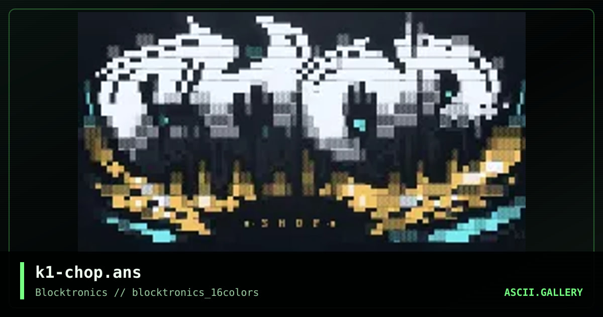 k1-chop.ans, by knocturnal, 2013