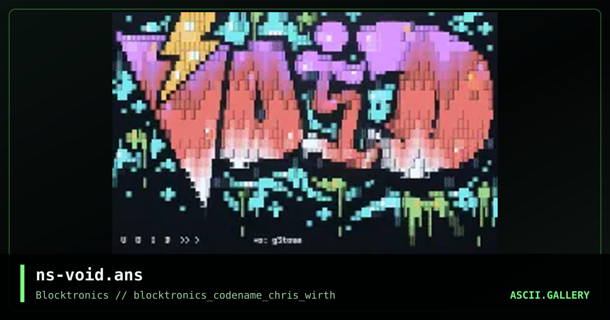 ns-void.ans, by ansichrist, 2009