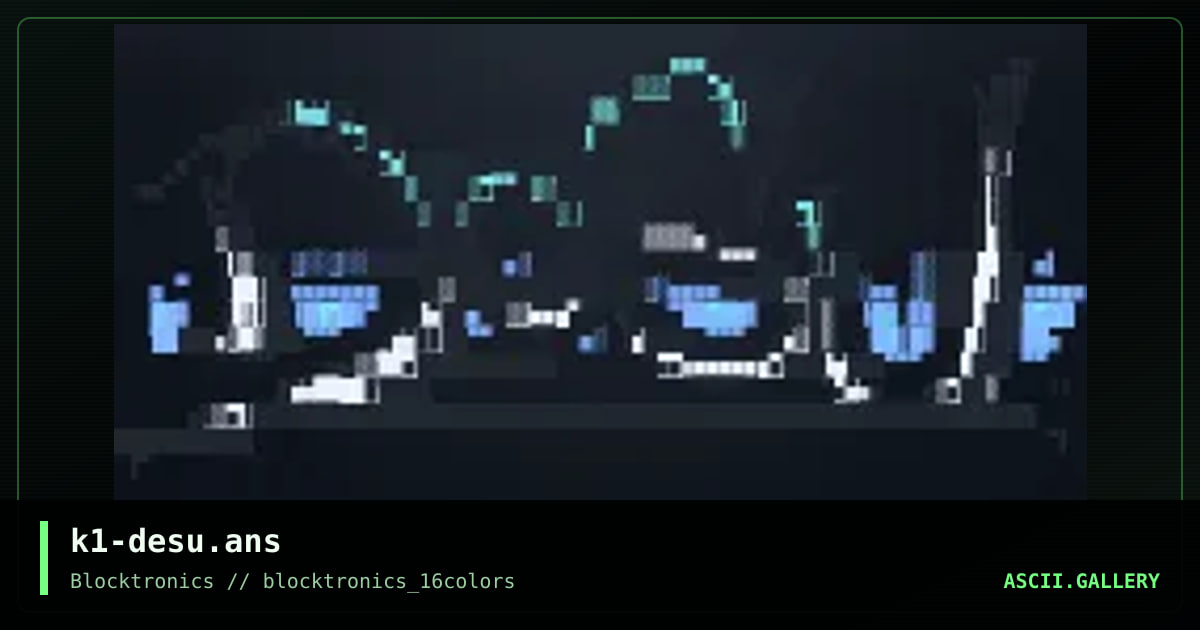 k1-desu.ans, by knocturnal, 2013
