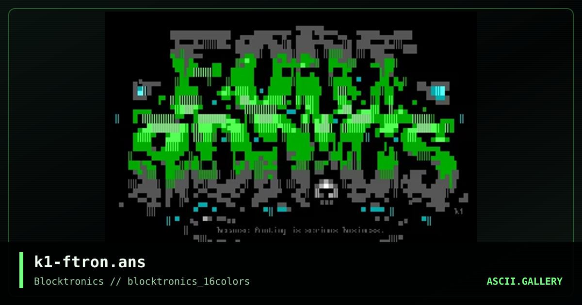 k1-ftron.ans, by knocturnal, 2013