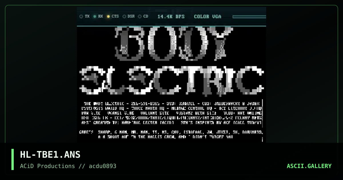 HL-TBE1.ANS, by hannibal lecter, 1993