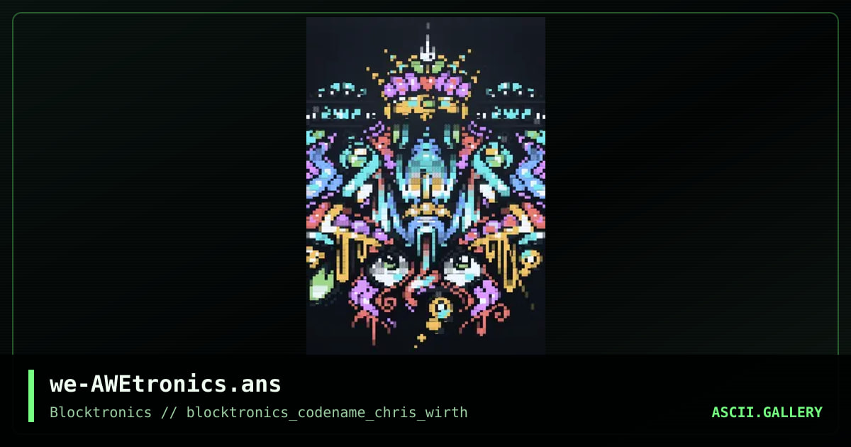 we-AWEtronics.ans, by avenging angel, enzo, 2009