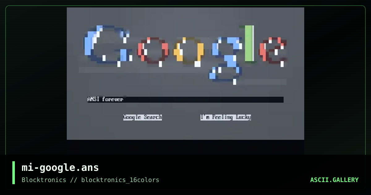 Google, by mongi, 2013